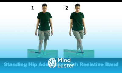 Standing Hip Adduction with Resistive Band Ask Doctor Jo