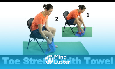 Toe Stretch with Towel Ask Doctor Jo