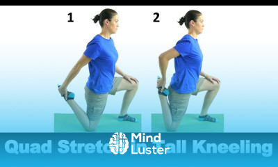 Quad Stretch in Tall Kneeling Ask Doctor Jo