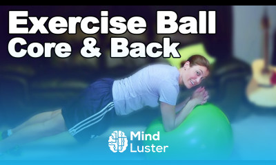 Exercise Ball Core and Back Strengthening Exercises Moderate Ask Doctor Jo