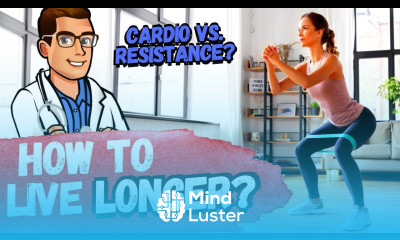STUDY How to Live LONGER Resistance Workout vs  Cardio Exercises