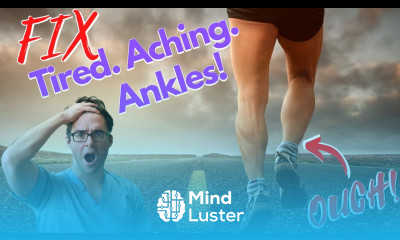 Ankle Tendonitis Self TREATMENT Sore Throbbing Aching Ankle Pain