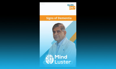 Dementia What You Need to Know Dr Sridharan R