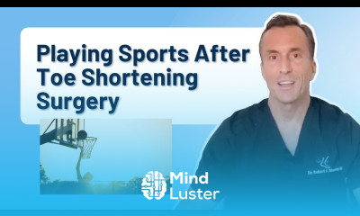 If I Get a Toe Shortening Surgery How Long Until I Will Be Able to Play Sports ASK DR MOORE
