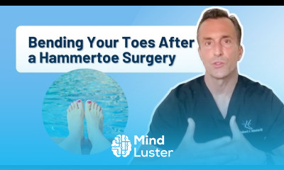 Can You Fold Your Toes From The Pip Joint After a Hammertoe Surgery ASK DR MOORE