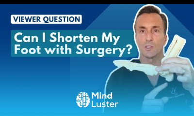 Can I Shorten My Foot With Surgery Ask Dr Moore