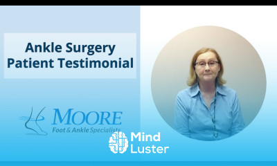 Ankle Arthroscopic Surgery and Stem Cell Injection Patient Testimonial Moore Foot Ankle