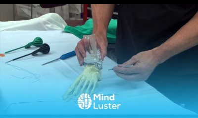Dr Moore Explains Ankle Ligament Repair and Reinforcement Using the Arthrex Internal Brace