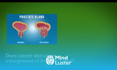 Does cancer also cause enlargement of prostate gland Prostate Enlarged Cancer Dr Amrith Rao
