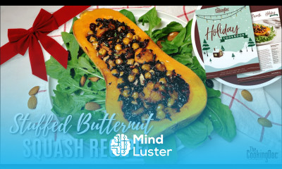 Stuffed Butternut Squash Recipe Video The Cooking Doc