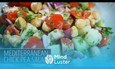 Mediterranean Chick Pea Salad THE COOKING DOC