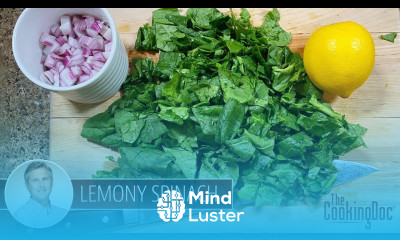This Spinach With Lemon Recipe Is Delicious