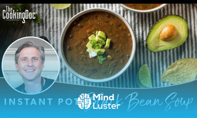 Instant Pot Black Bean Soup The Cooking Doc Recipe Vegan