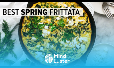 BEST FRITTATA RECIPE with vibrant spring vegetables