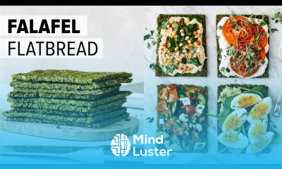 FALAFEL FLATBREAD amazing vegan flatbread recipe