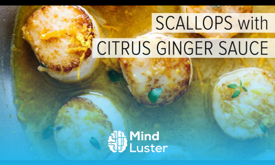 SCALLOPS with CITRUS GINGER SAUCE how to cook scallops