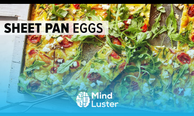 MEDITERRANEAN SHEET PAN EGGS from my healthy meal prep cookbook