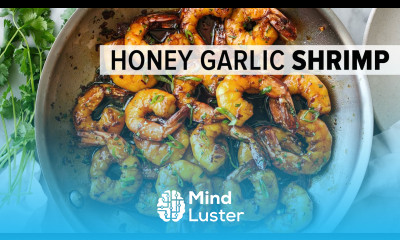 HONEY GARLIC SHRIMP easy 20 minute dinner recipe