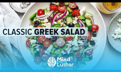 EASY GREEK SALAD RECIPE plus meal prep ideas tips