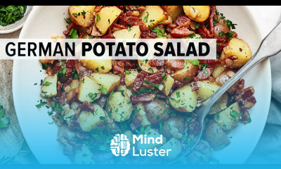 GERMAN POTATO SALAD with a warm bacon vinegar Dijon dressing