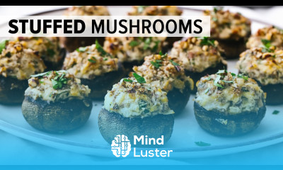 STUFFED MUSHROOMS the best vegetarian recipe for Thanksgiving Christmas