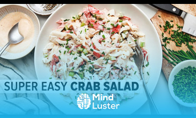 CRAB SALAD that s super easy and a lunchtime favorite