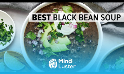 BLACK BEAN SOUP is a vegetarian soup that s SO DARN good