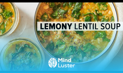 LEMONY LENTIL CHICKPEA SOUP from my healthy meal prep cookbook