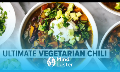 VEGETARIAN CHILI a healthy one pot vegetarian recipe you ll love