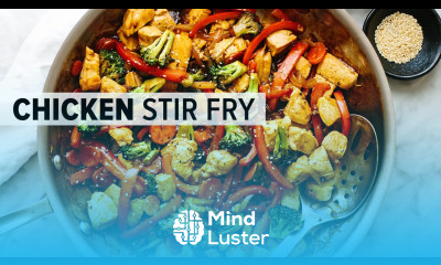 CHICKEN STIR FRY easy healthy 30 minute dinner recipe