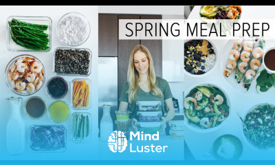 MEAL PREP for SPRING healthy recipes PDF guide