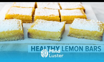 LEMON BARS easy healthy gluten free lemon bars