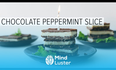 CHOCOLATE PEPPERMINT SLICE gluten free dairy free vegan paleo
