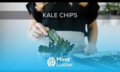 HOW TO MAKE KALE CHIPS crispy delicious healthy snack
