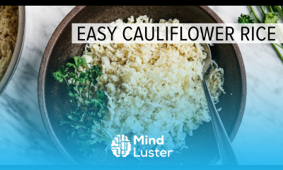 HOW TO MAKE CAULIFLOWER RICE easy cauliflower rice recipe