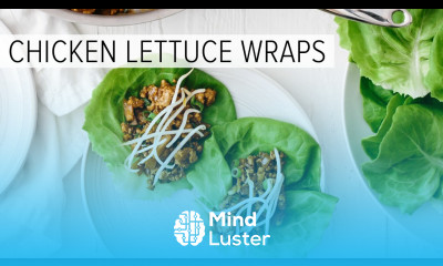 CHICKEN LETTUCE WRAPS gluten free paleo