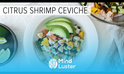 SHRIMP CEVICHE with CITRUS easy light and healthy