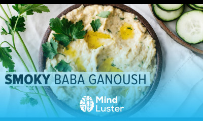 BABA GANOUSH how to make baba ganoush roasted eggplant dip