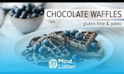 CHOCOLATE WAFFLES gluten free paleo