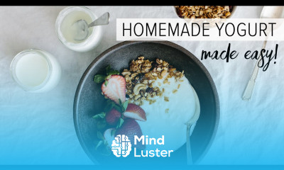 HOW TO MAKE HOMEMADE YOGURT healthy yogurt from scratch