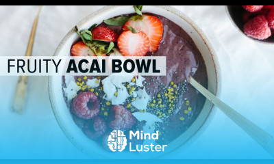ACAI BOWL WITH MIXED BERRIES healthy smoothie bowl goodness