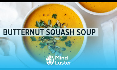 BUTTERNUT SQUASH SOUP how to make roasted butternut squash soup