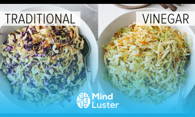 COLESLAW RECIPE 2 WAYS classic coleslaw vinegar coleslaw no mayo coleslaw