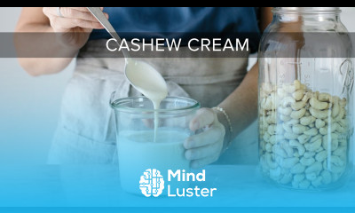 HOW TO MAKE CASHEW CREAM dairy free vegan cashew cream