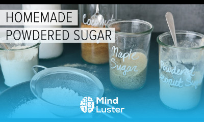 HOW TO MAKE POWDERED SUGAR IN 30 SECONDS quick easy