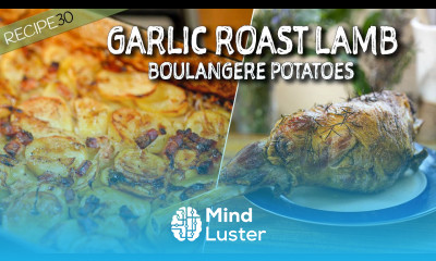 Easy Roast Lamb Drip Juice Roast Method with French Potatoes