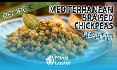 Braised Chickpeas Healthy Mediterranean style