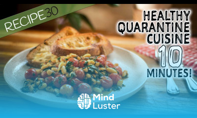 10 Minute Healthy Meal with Beans Tomato and Crusty Bread