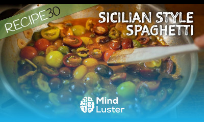 Sicilian Style Spaghetti Simple 20 minute meal