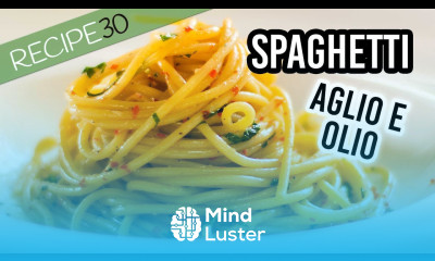 15 minute Spaghetti aglio e olio